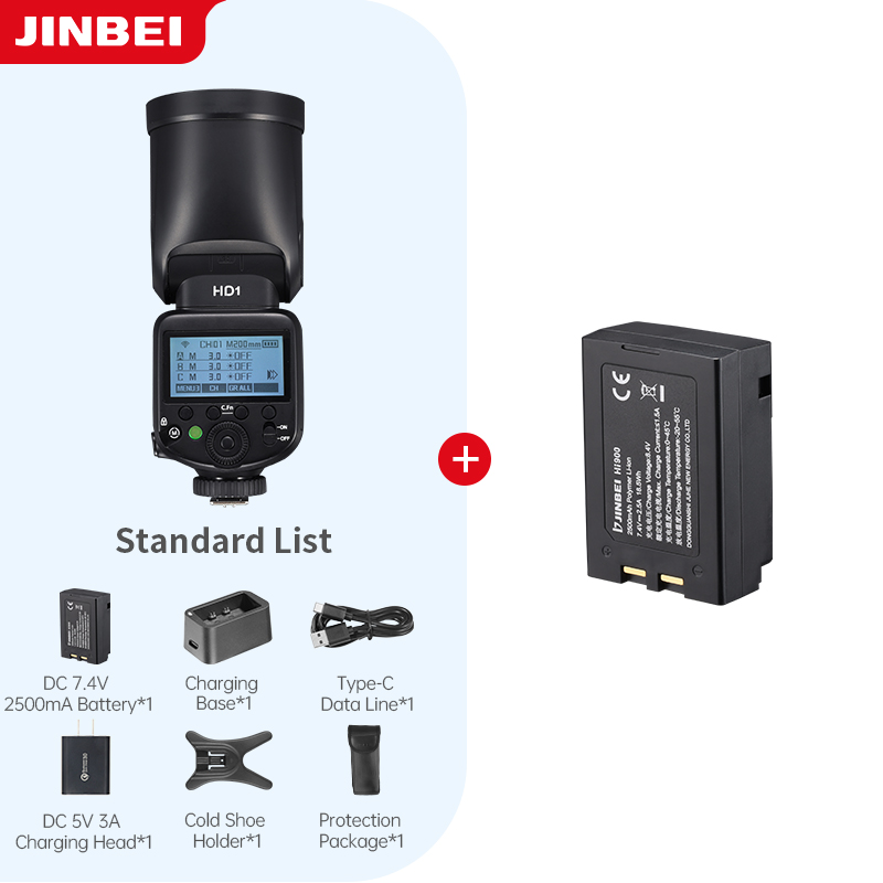 Photography Lighting For Outdoors - JINBEI HD-1Round-head HSS Speedlite Outdoor Photography