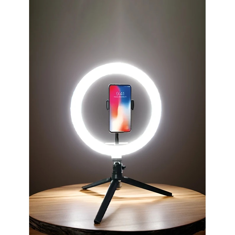 Photography Lighting Professional - Desiontal 26cm Ring Light with Tripod