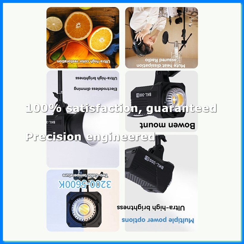 Photography Lighting Professional - 300W Bi LED Video Light, Continuous