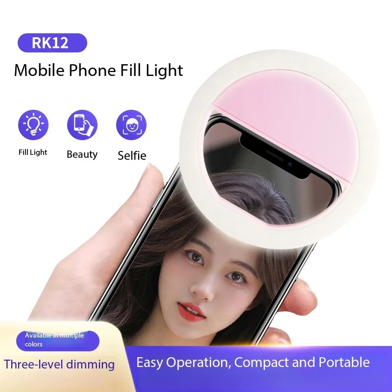 Rechargeable Clip On Selfie Ri - Photography Lighting Professional recension och pris