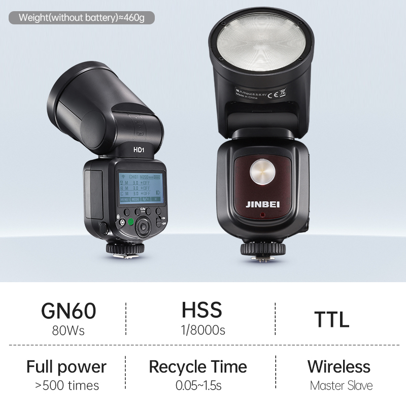 JINBEI HD-1Round-head HSS Spee - Photography Lighting For Outdoors recension och pris
