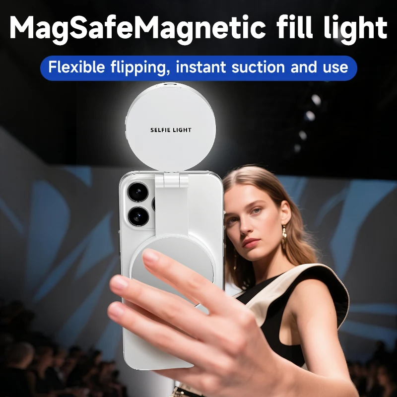 LED Selfie Fill Light for Mags - Photography Lighting Professional recension och pris