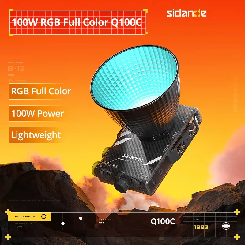 Brand For Sidande Q100C Q100Li - Photography Lighting Professional recension och pris