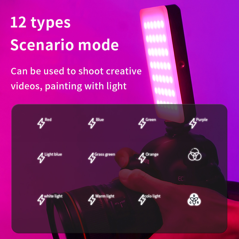 RGB Video Light Portable LED C - Photography Lighting Board recension och pris