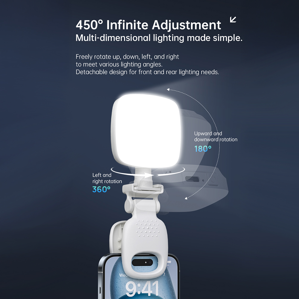 Portable LED Selfie Light Came - Photography Lighting Professional recension och pris
