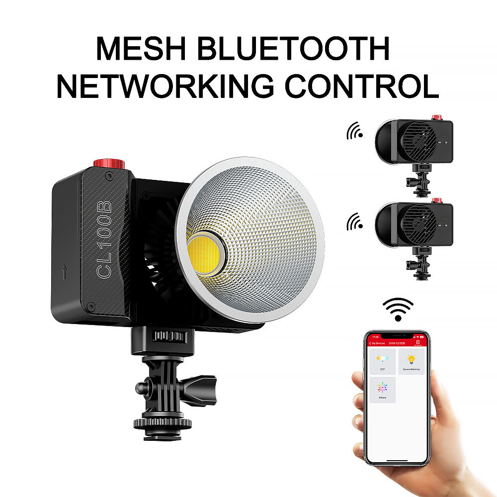 GVM CL100B Portable Bi-Color L - Photography Lighting For Outdoors recension och pris