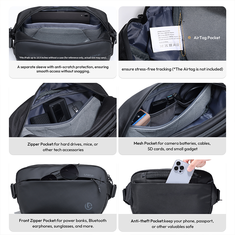 Ulanzi PB038 Travel Sling Bag  - Photography Lighting For Outdoors recension och pris