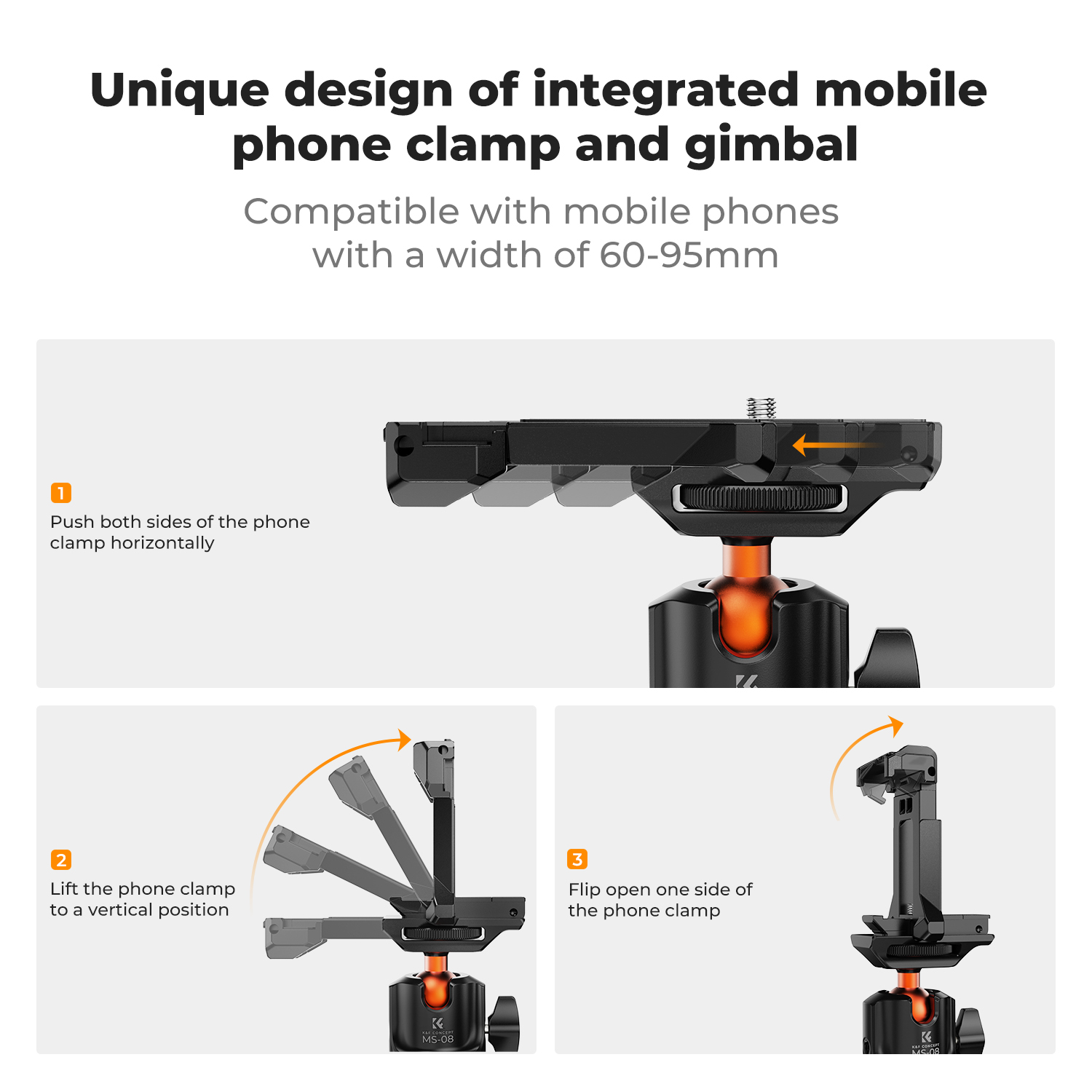K&F CONCEPT Magnetic Camera Mo - Gopro Action Camera Hero 13 Black recension och pris