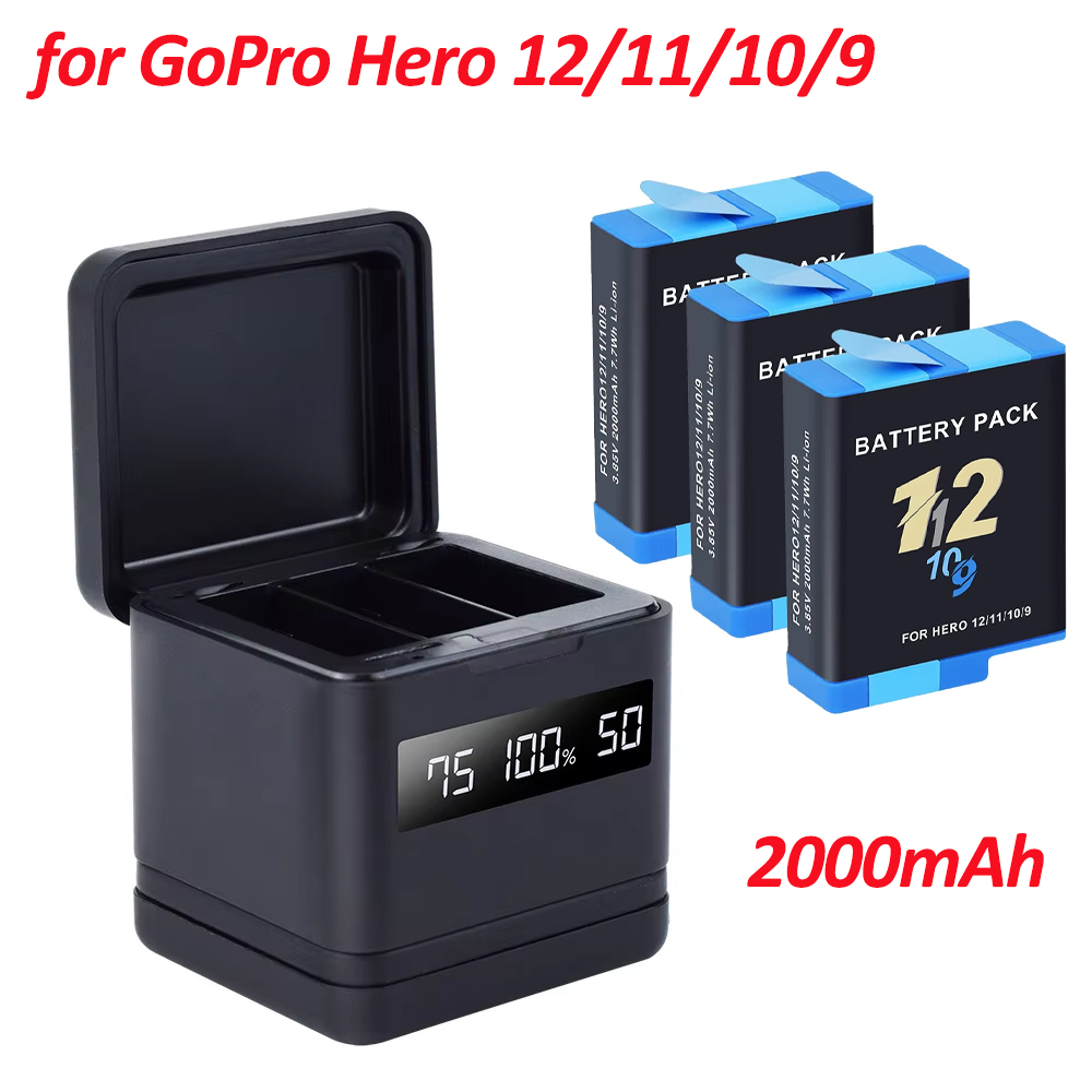 PALO Battery for GoPro Hero 10 - Gopro Action Camera Hero 12 Black recension och pris