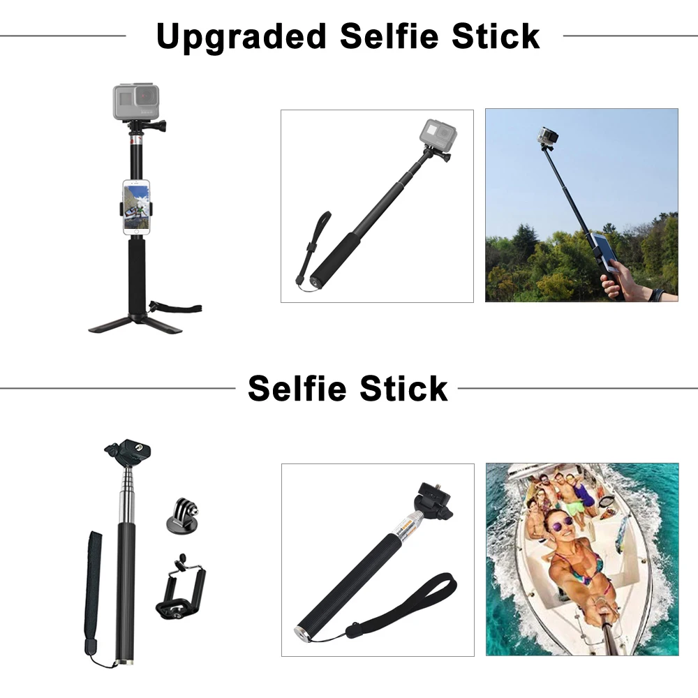 for GoPro Accessories Set for  - Gopro Action Camera Hero 13 Black recension och pris