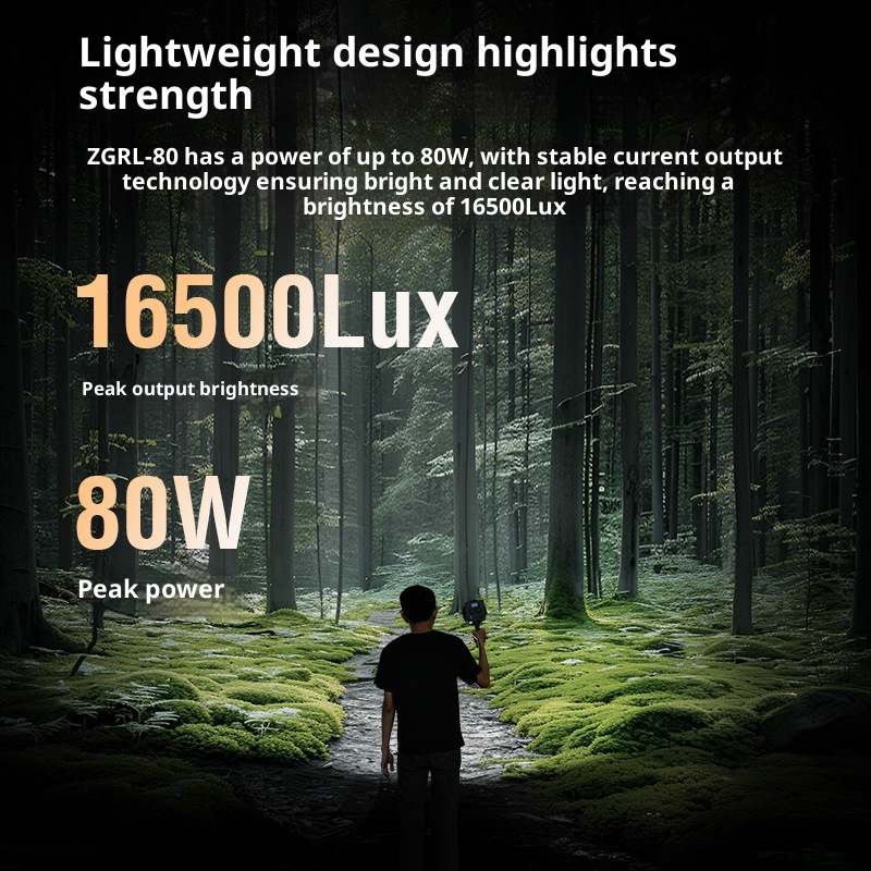 ZGRL80 80W COB LED Video Light - Photography Lighting For Outdoors recension och pris