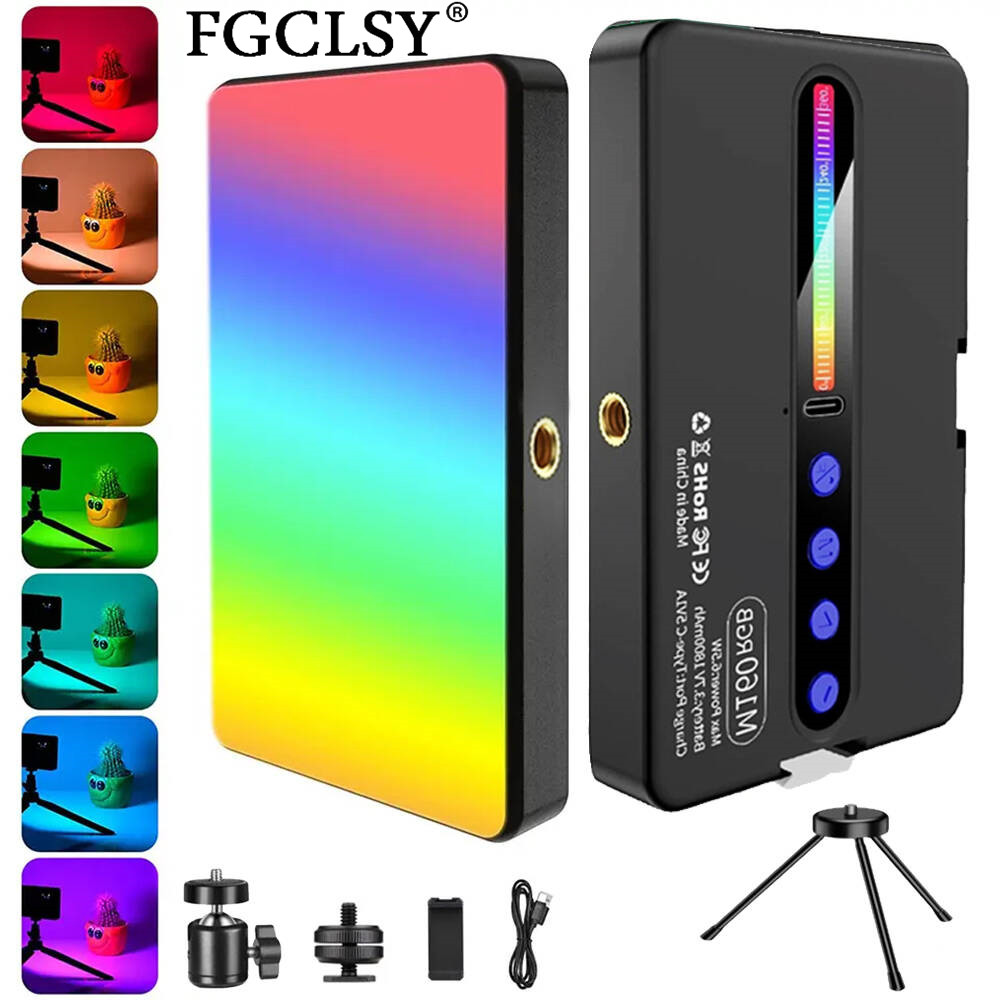LED RGB Camera Light Full Colo - Video Light Panel Led recension och pris