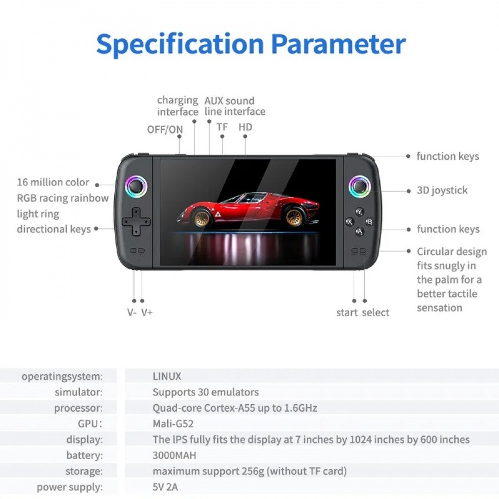 M27 7 Inch IPS Screen Handheld - Photography Lightning recension och pris