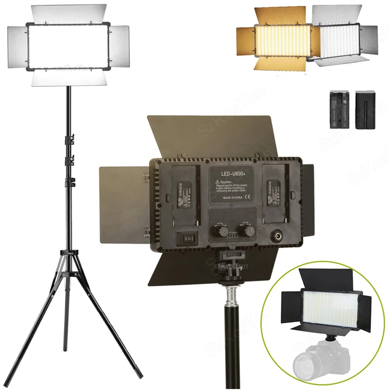 U800 U600 LED Photo Studio Vid - Photography Lighting Board recension och pris